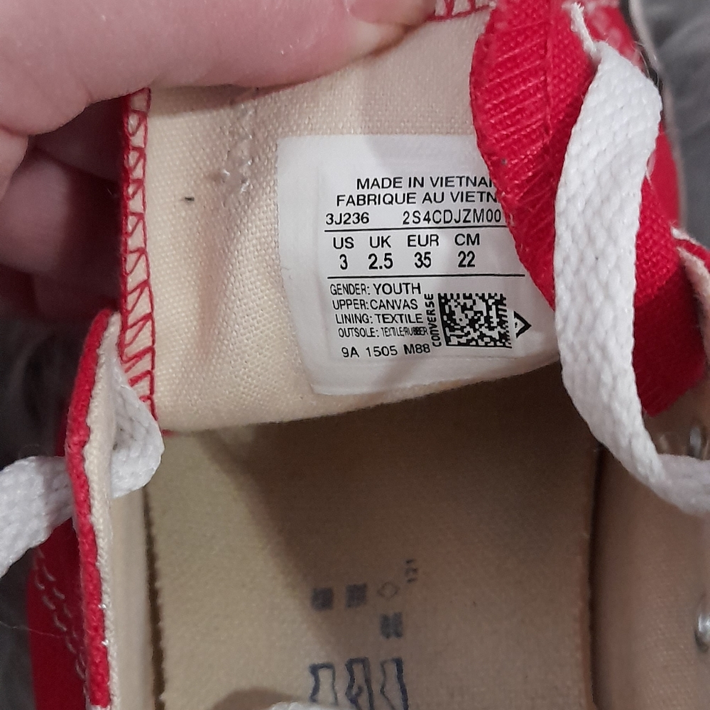 Kids red Converse - Picture 6 of 6